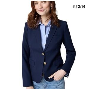 J. Crew Original Schoolboy Navy Blue Blazer 
Size 6